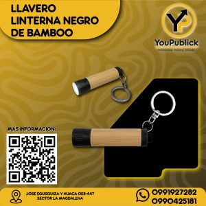 Llavero Linterna de Bamboo