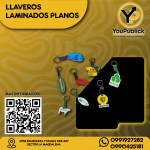 Llaveros Laminados Planos