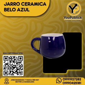 Jarro de Cerámica Belo Azul