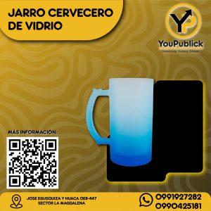 Jarro Cervecero de Vidrio