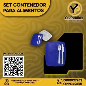 Set Contenedor para Alimentos