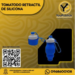 Tomatodo Retráctil de Silicona
