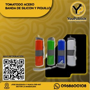 Tomatodo Acero Banda de Silicona y Piquillo