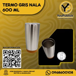 Termo Gris Nala 600ml