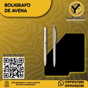 Bolígrafo de Avena