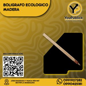 Bolígrafo de Madera