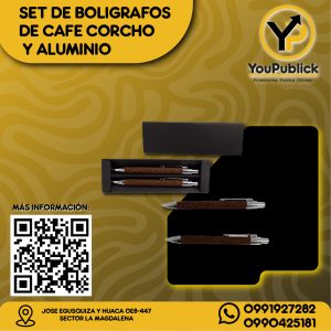 Set Bolígrafo de Café