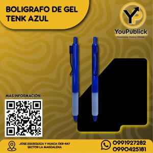 Bolígrafo de Gel Tenk