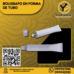 Bolígrafo en Forma de Tubo