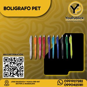 Bolígrafo Pet