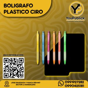 Bolígrafo Plástico Ciro