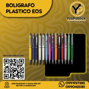 Bolígrafo Plástico Eos