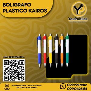 Bolígrafo Plástico Kairos