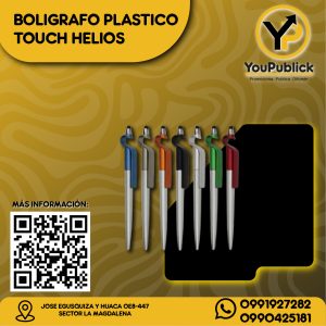 Bolígrafo Plástico Touch Helios