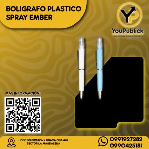 Bolígrafo Plástico Spray Ember