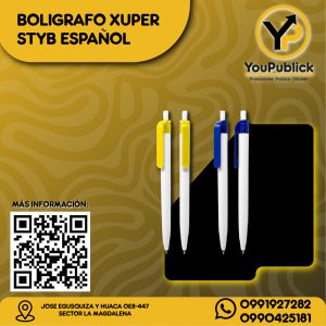 Bolígrafo Xuper Styb Español