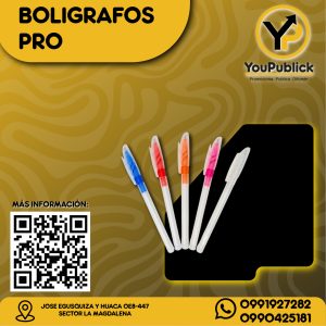 Bolígrafos Pro