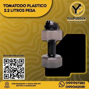 Tomatodo Plástico Forma de Pesa