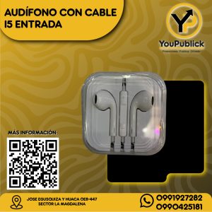 Audífunos con Cable