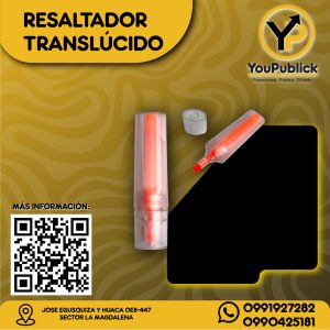 Resaltador Translúcido