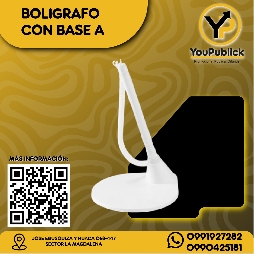 Bolígrafo con Base A