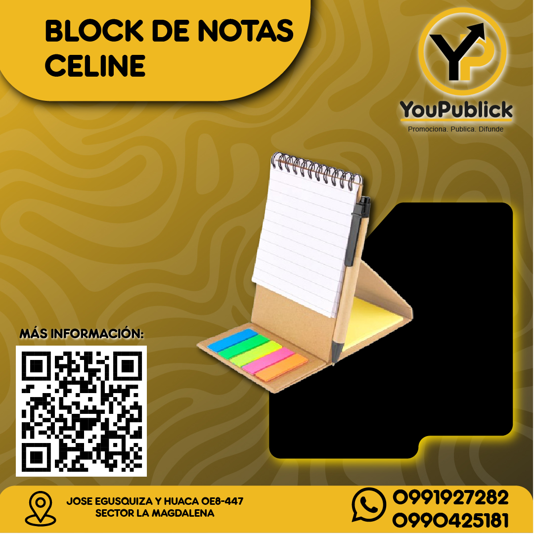 Block de Notas Celine