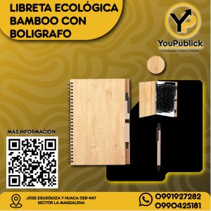 Libreta Ecológica con Bolígrafo