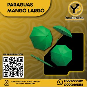 Paraguas Mango Largo